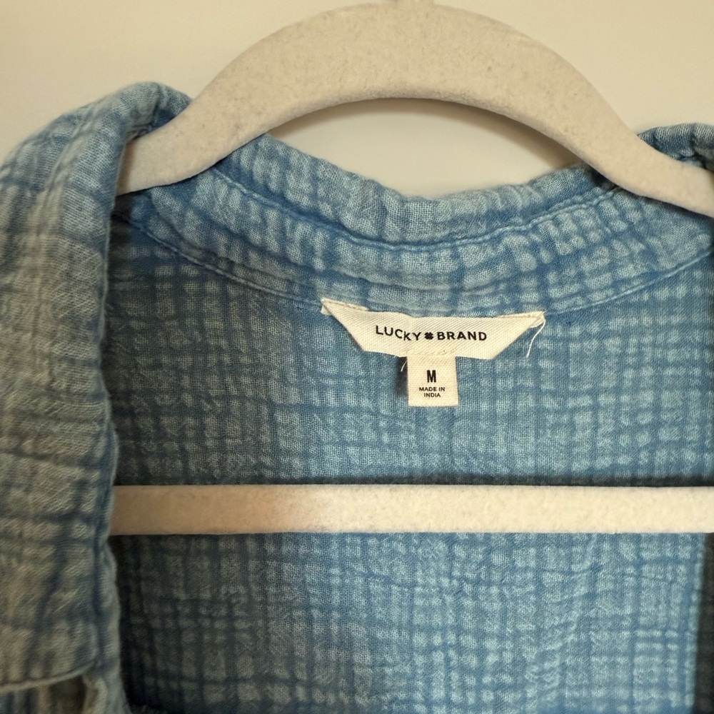 Lucky Brand Light Blue button down